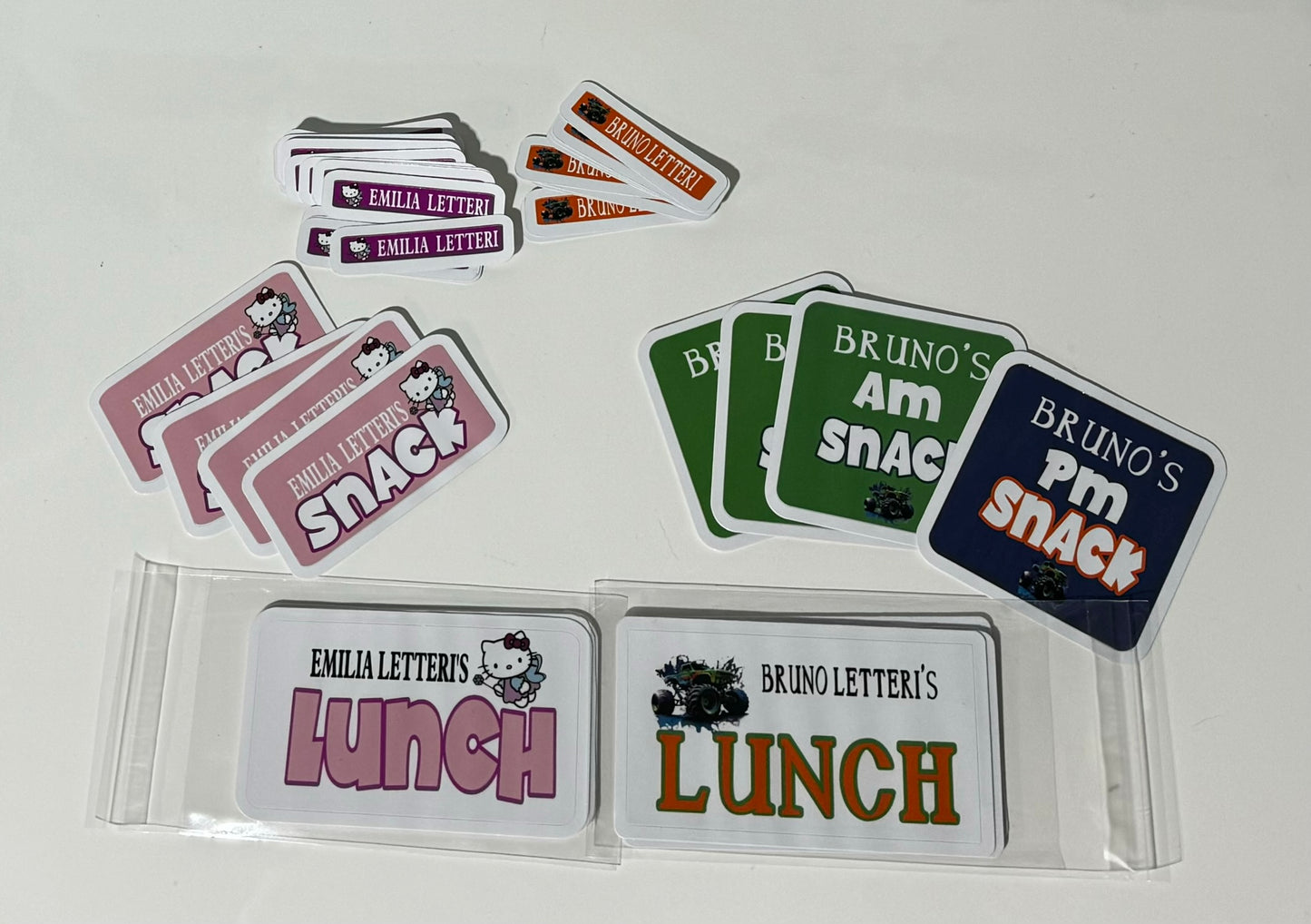 Personalized School Stickers Set of 10