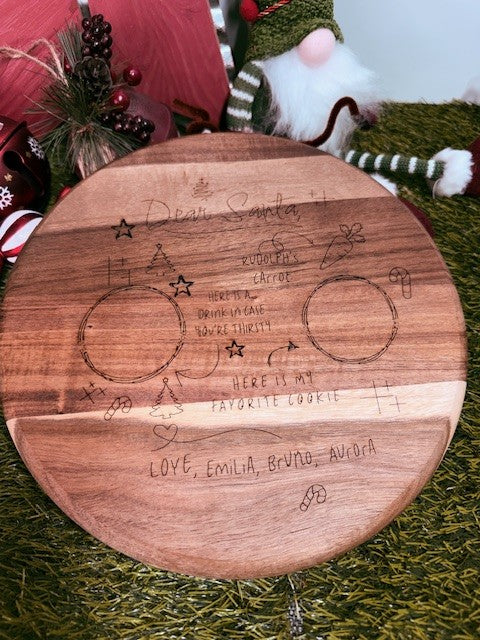 Personalized Santa Cookie Plate