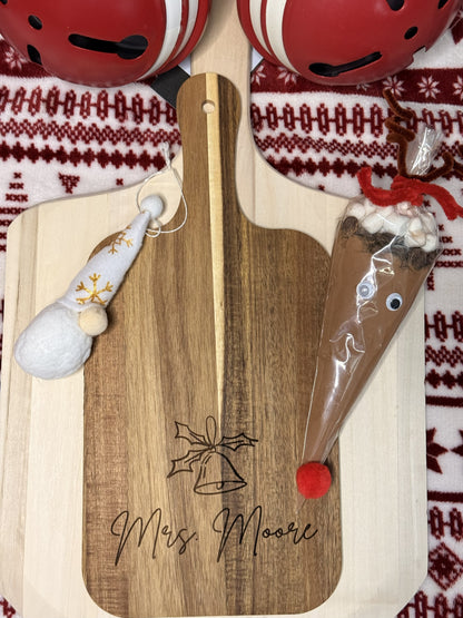Personalized Laser Christmas Kitchen Board