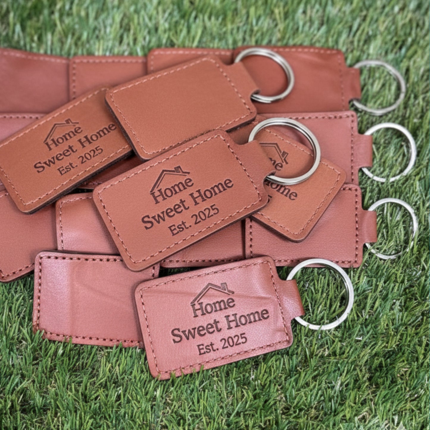 Personalized Leather Keychains