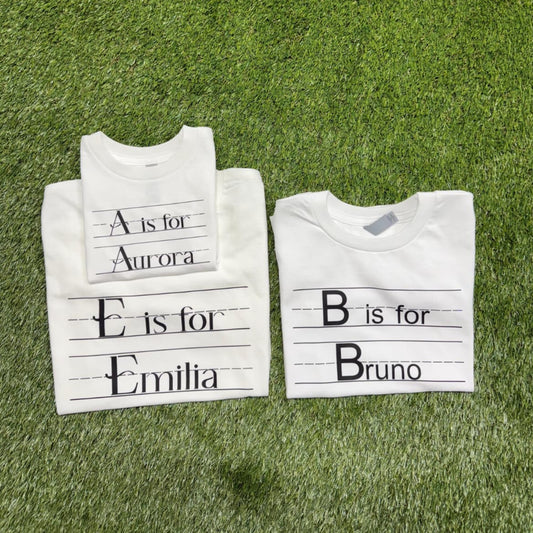 Personalized First Day of School Shirts