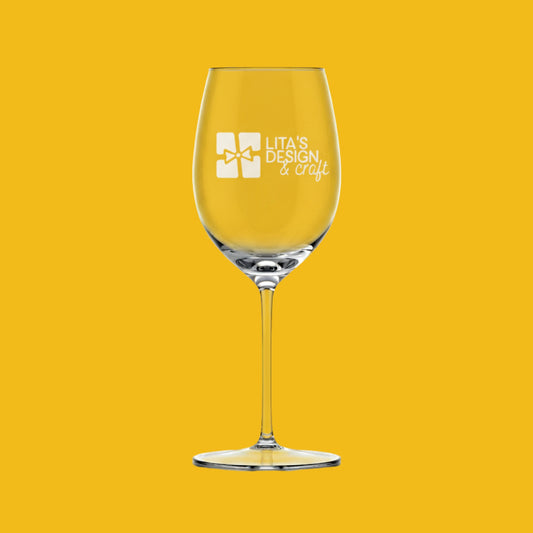Personalized Laser Engraved Wine Glass 16 Oz