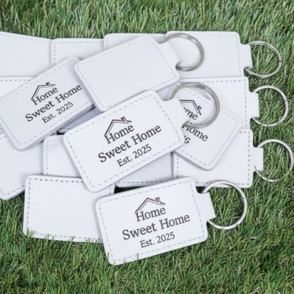 Personalized Leather Keychains