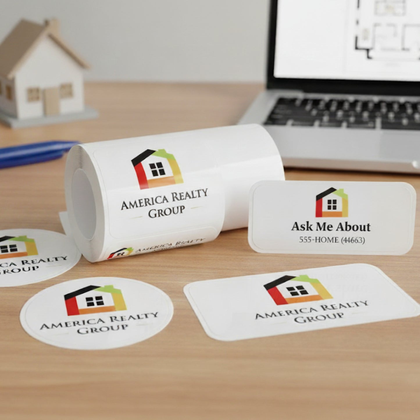 Personalized Business Stickers – Custom Logo & Branding Stickers