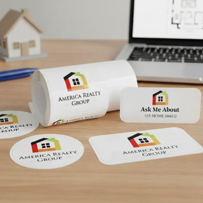 Personalized Business Stickers – Custom Logo & Branding Stickers
