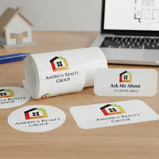 Personalized Business Stickers – Custom Logo & Branding Stickers